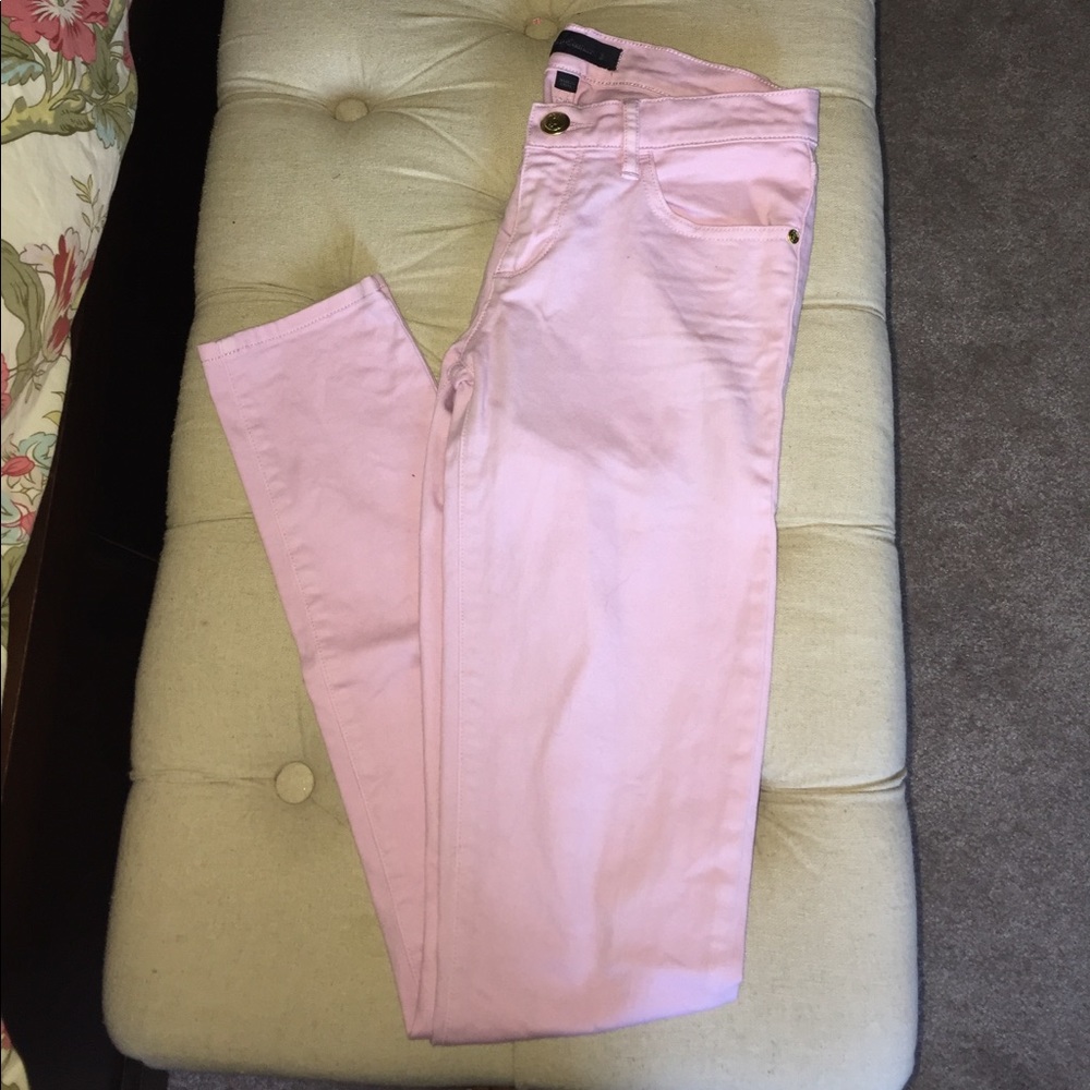 Juicy couture skinny jeans light pink