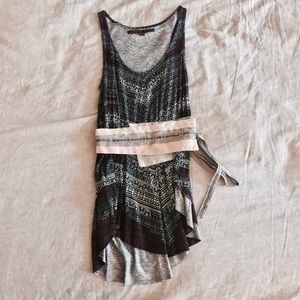 Anthropologie belted tunic