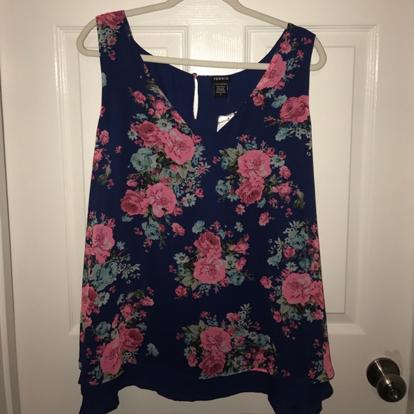 torrid Tops - Torrid- sleeveless floral top