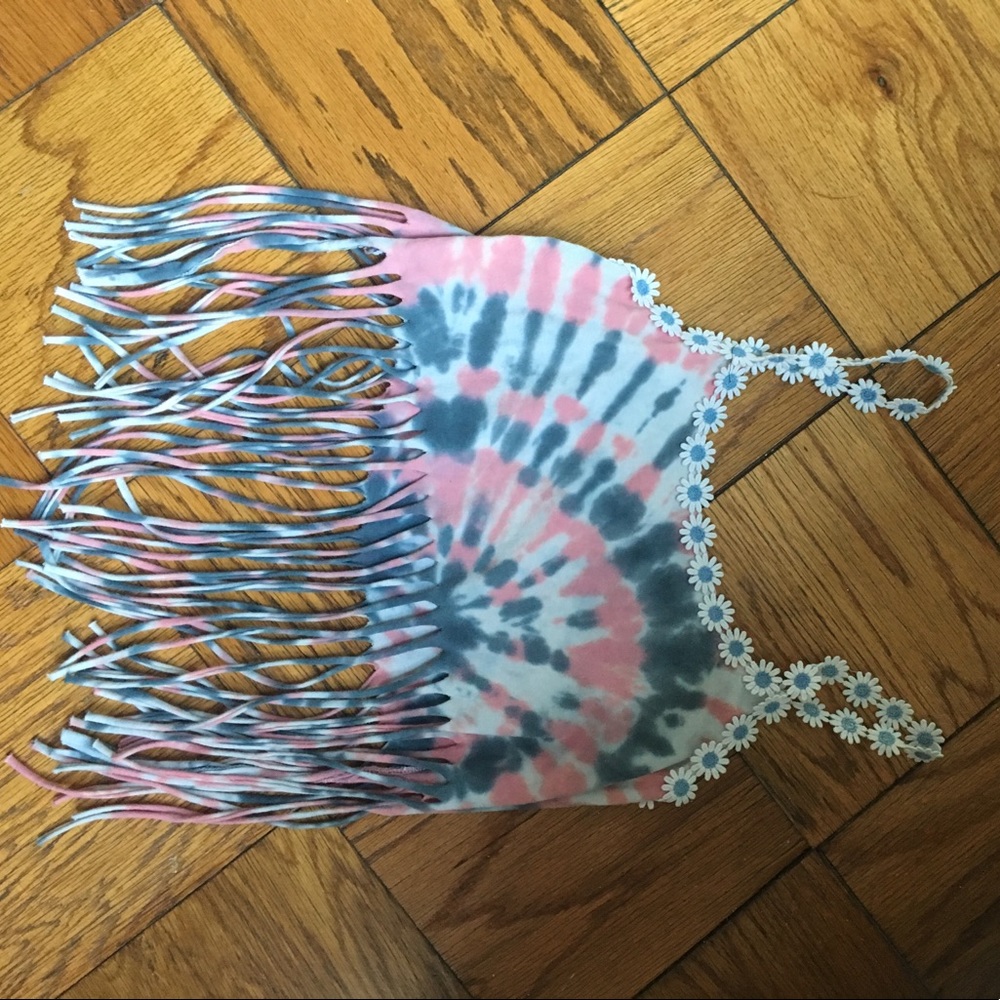 LF Dye tie crop top