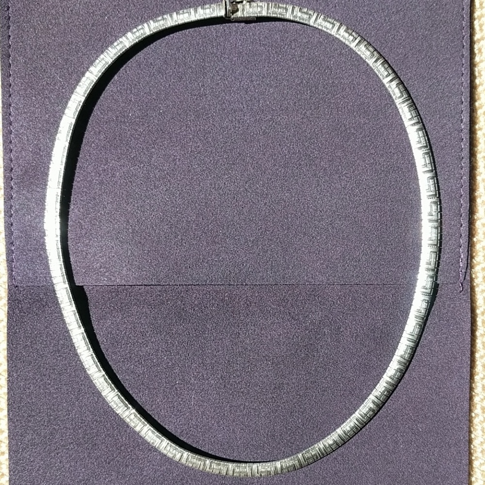 Antique Italian silver necklace