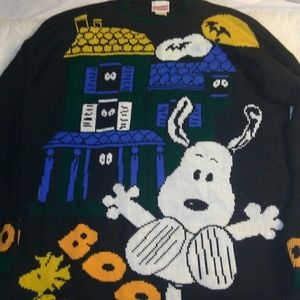 Vintage Snoopy and friends Halloween sweater