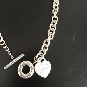 Tiffany & Co heart tag necklace