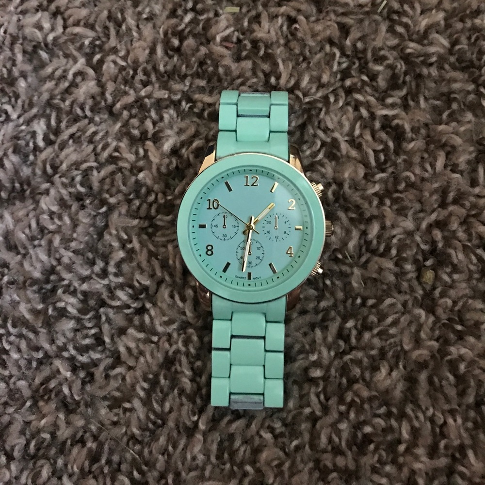 Baby blue watch