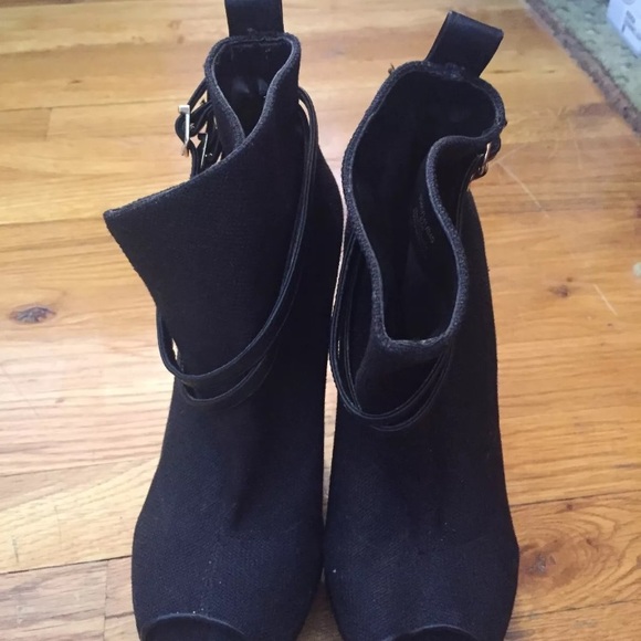 Wedge linen booties - Picture 2 of 4