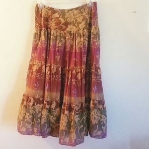 Boho hippie festival wear skirt