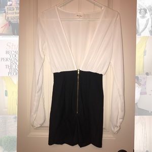 Long sleeve sheet ROMPER with cut out arms