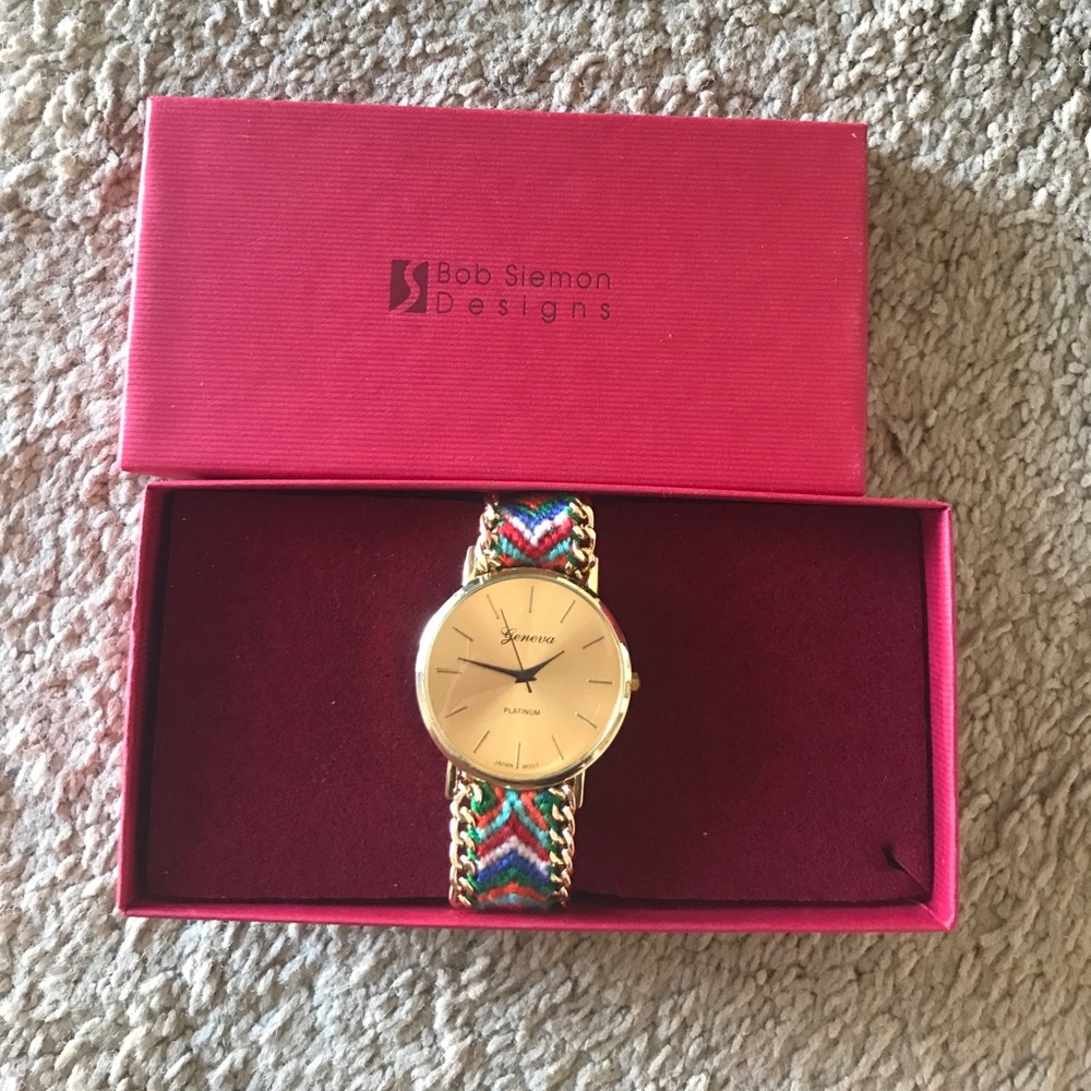 Geneva Platinum Designs Watch NWT