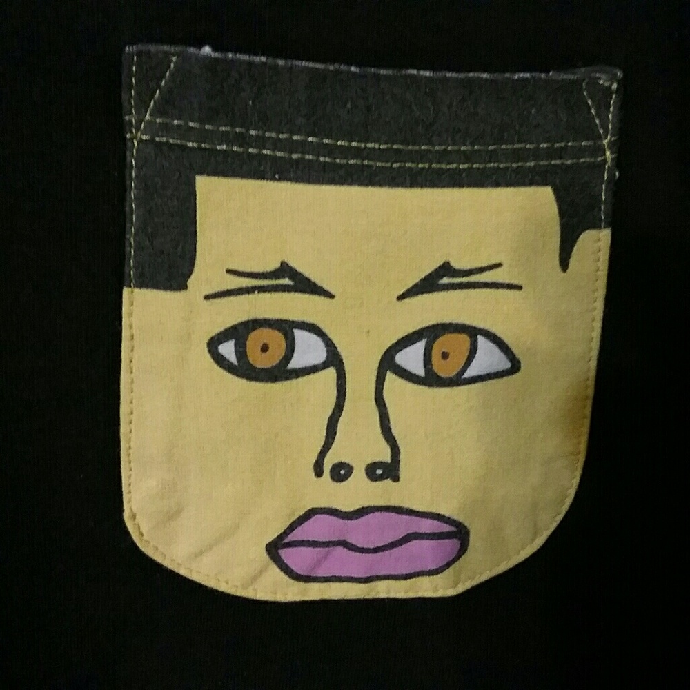 WOAH Vintage EARL T Shirt Jean Style Pocket M