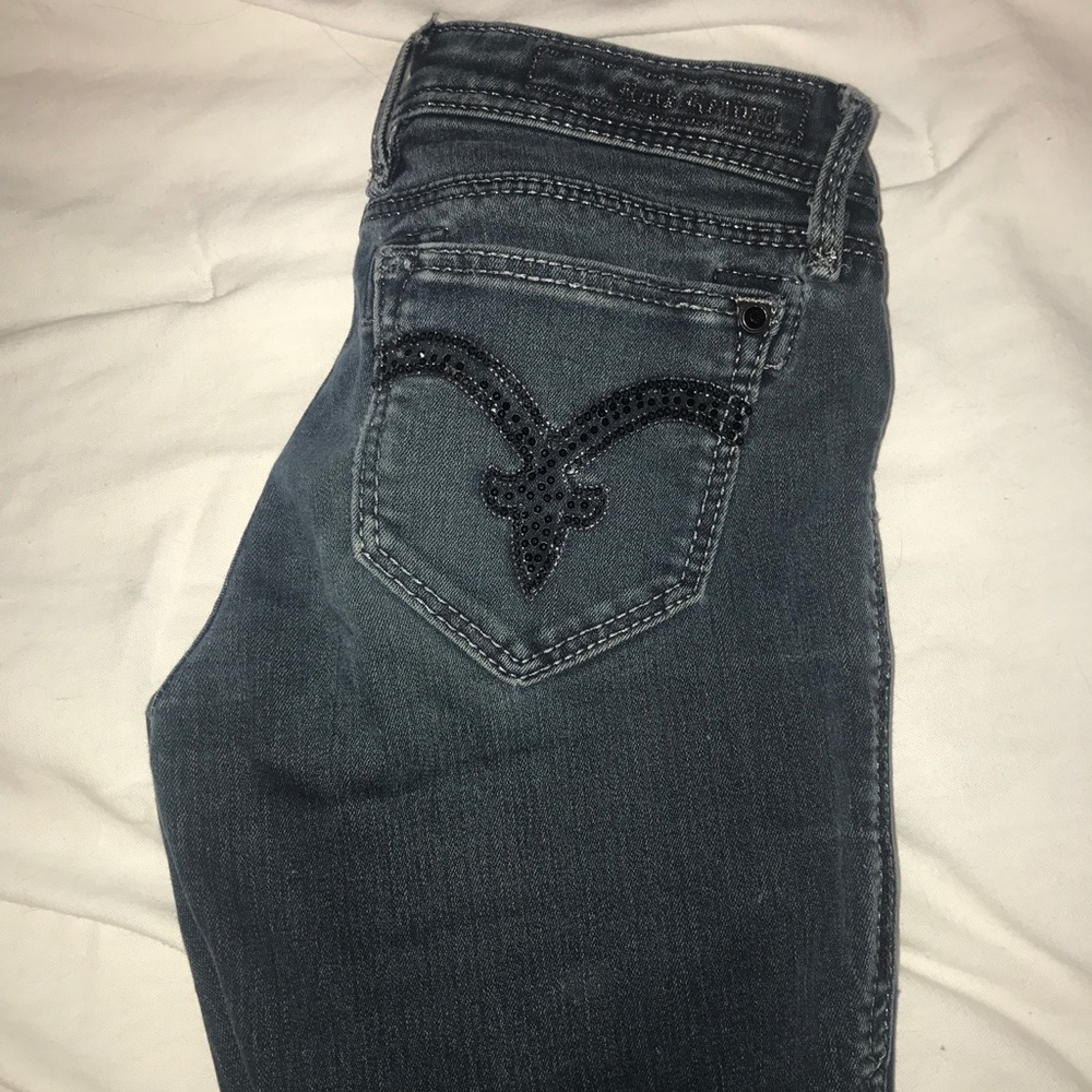Rock Revival dark denim skinny jeans
