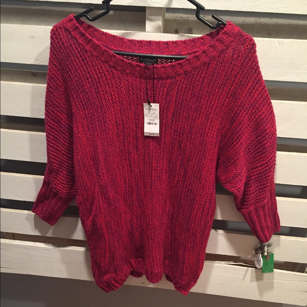 Express tunic sweater