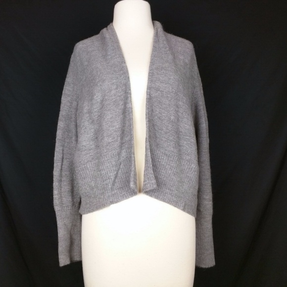 Eileen Fisher Sweaters - Eileen Fisher Gray Alpaca Open Cardigan Sweater