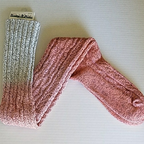 Marled Cable Knit Over the Knee Thigh High Socks - Picture 4 of 6