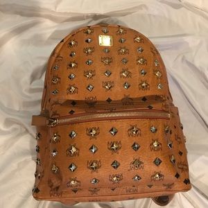 MCM Men's Large Studded Backpack