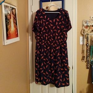 Dinosaur Print Dress