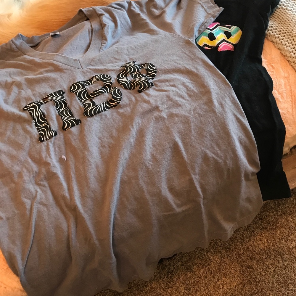 TWO pi beta phi t-shirts