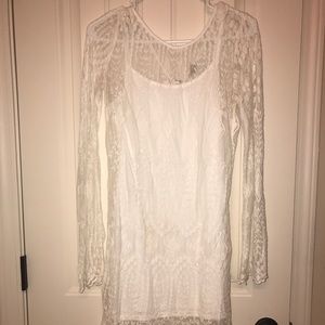 Ivory lace dress!!