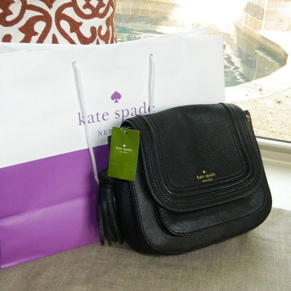 Kate Spade Black Small Rianne (New W/Tags) - Picture 1 of 8