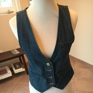 Denim vest/top