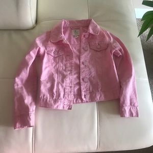Girls pink jackef