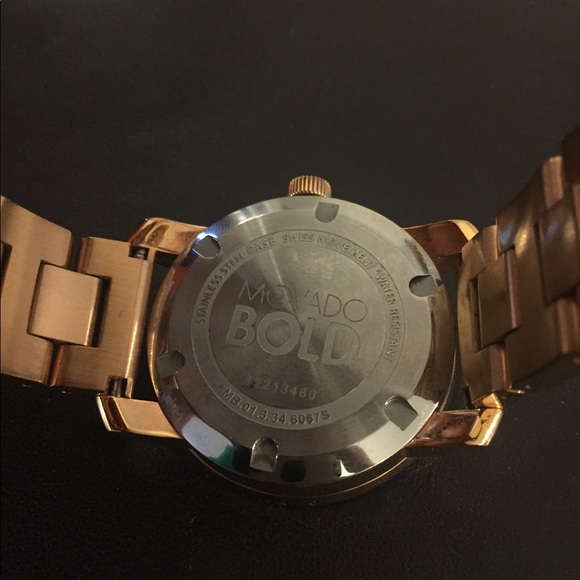 Beautiful authentic rose gold-diamond Movado watch - Picture 6 of 7