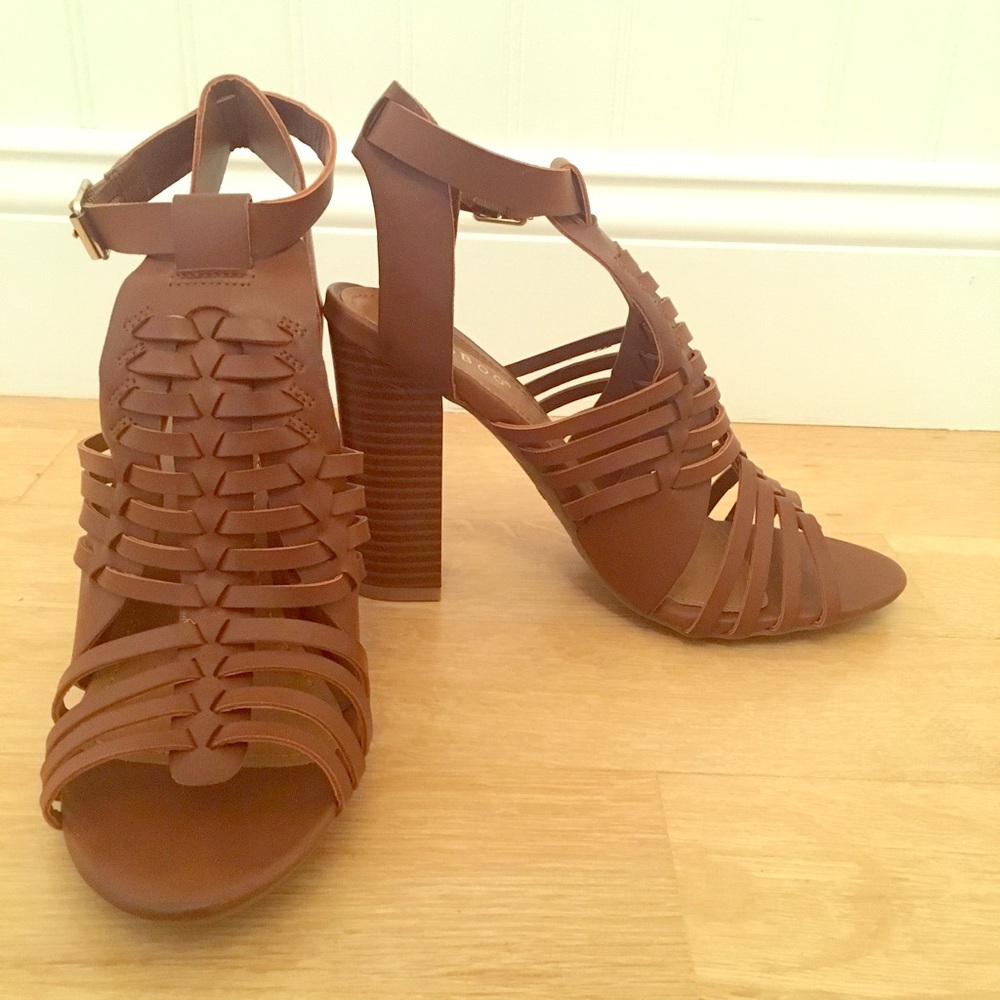 Brown heels