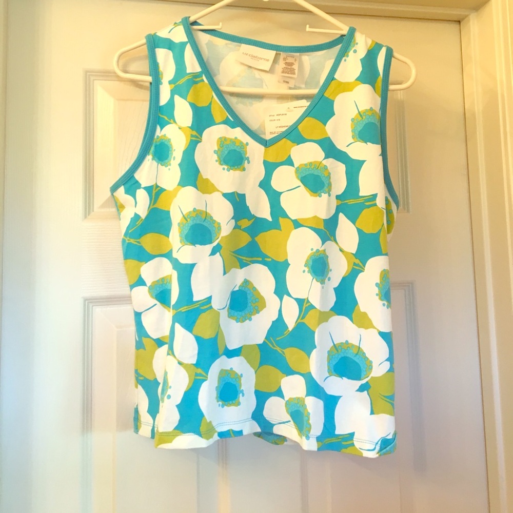 Liz Claiborne Petite Large Tank Top