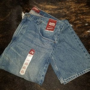 Men's bootcut jeans.
