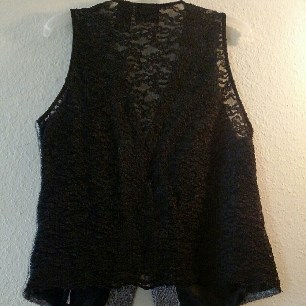 Black and White vest
