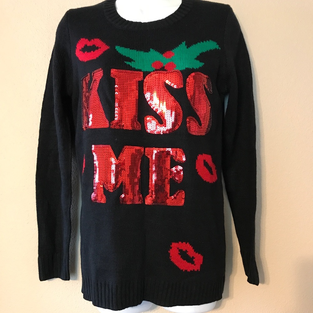 Christmas sequin sweater