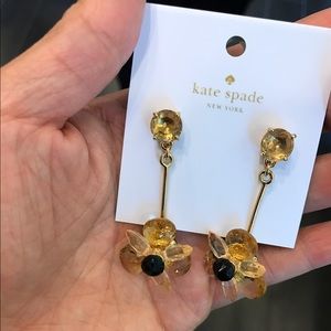 Kate Spade cute glass flower earrings