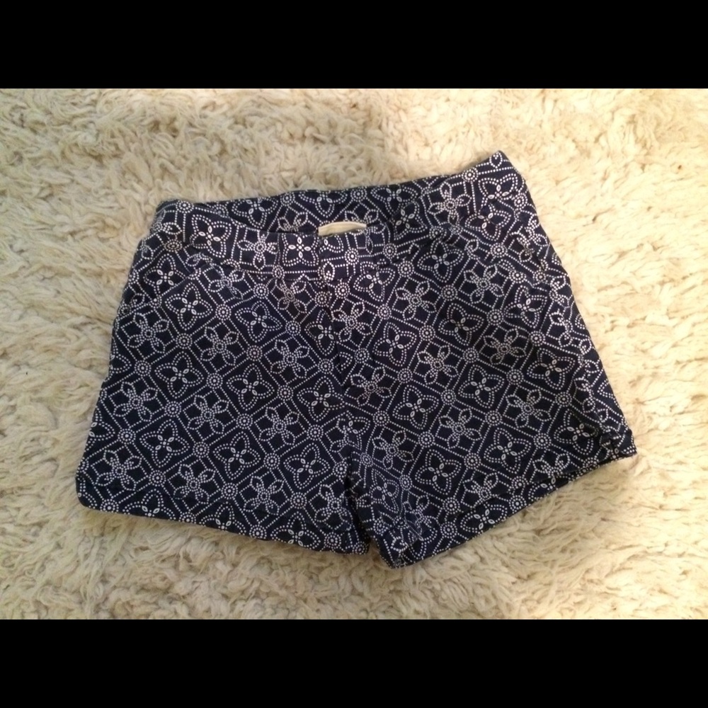 Navy blue and white children's Cherokee  shorts