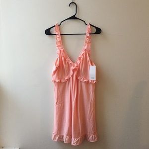 Tobi Pink Frill Dress