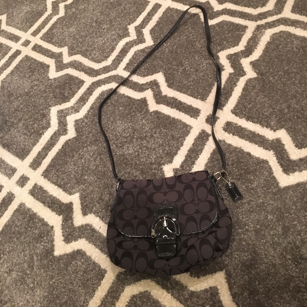 Black Coach Crossbody