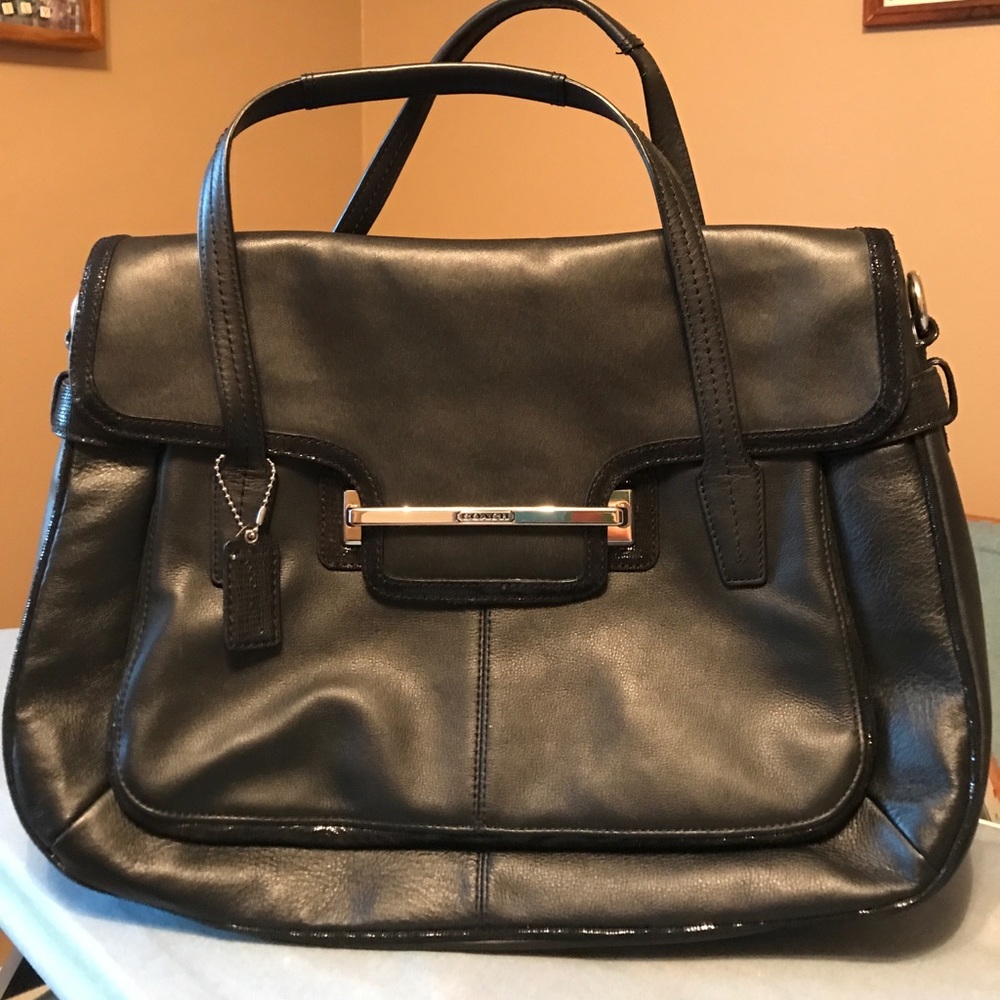 COACH Black “Taylor” Handbag/ Crossbody Perfect Condition