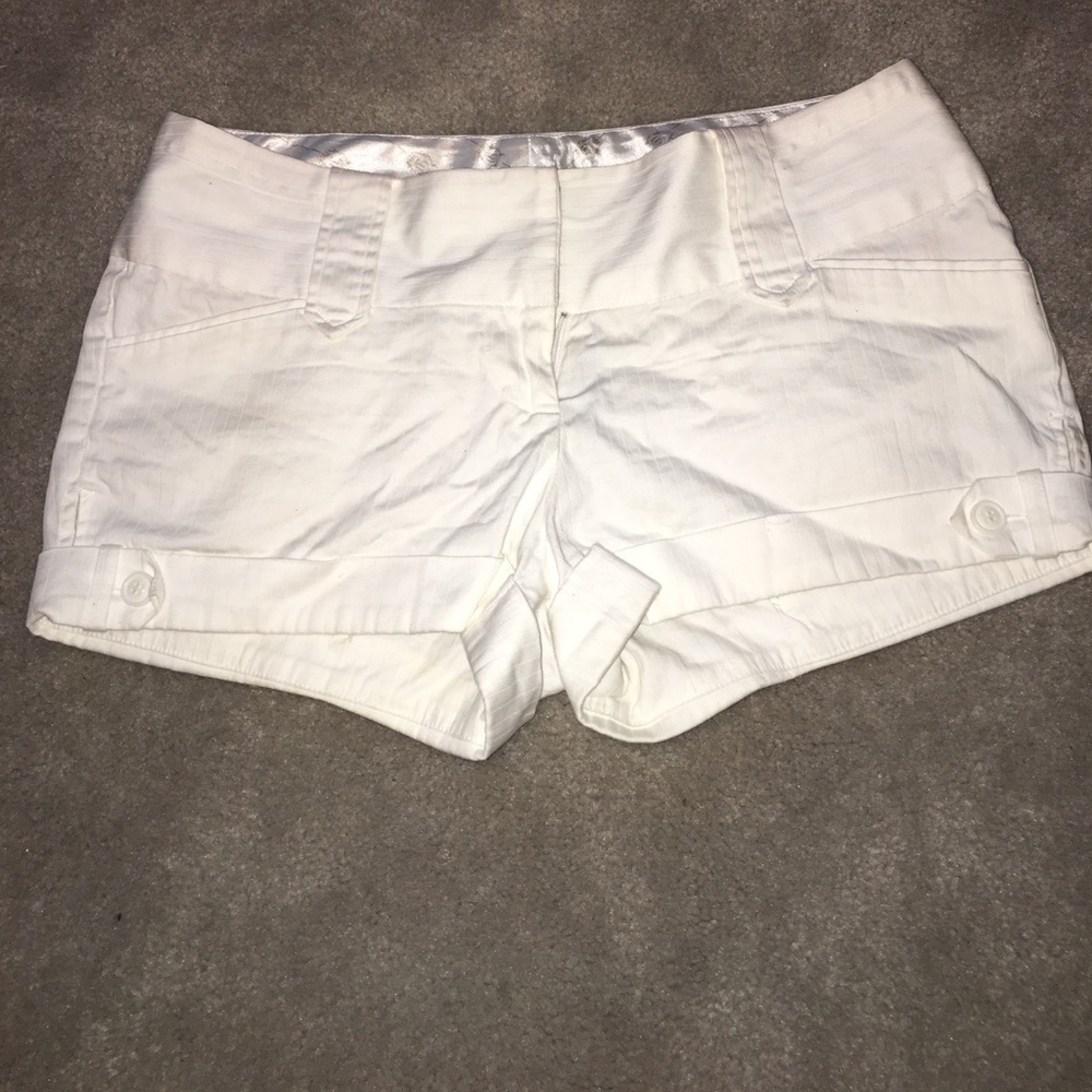 Guess white shorts