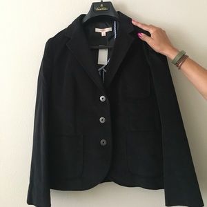Black corduroy 3 button brooks brothers jacket