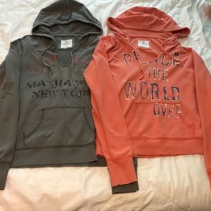 Women's Aerie hooded sweatshirts large