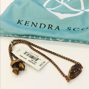 Kendra Scott Chocolate Drusy Kathleen Bracelet
