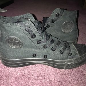 All black converse