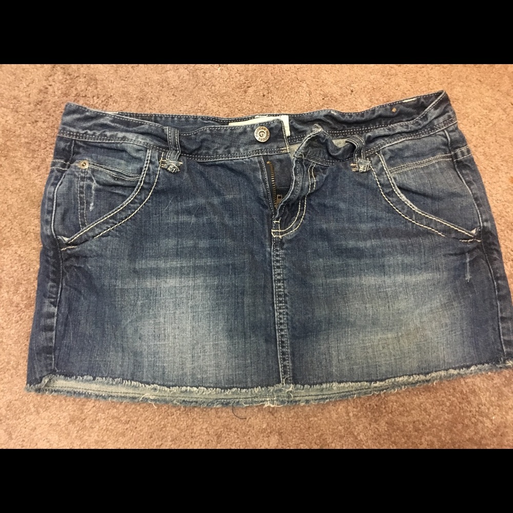 Denim miniskirt