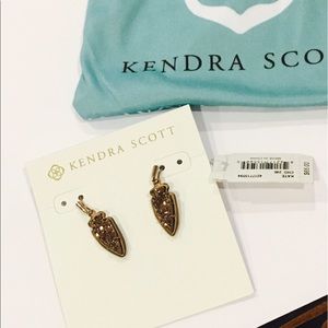 Kendra Scott Chocolate Drusy Kate earrings