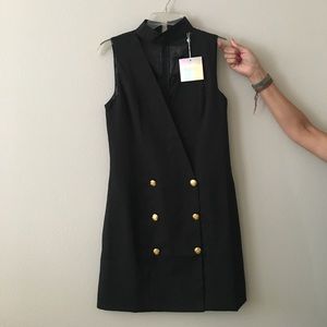 Misguided choker neck blazer dress
