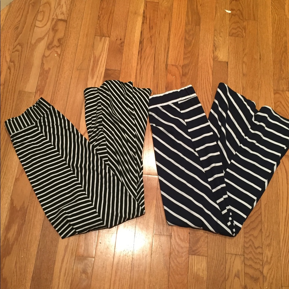 Two stripped skirts