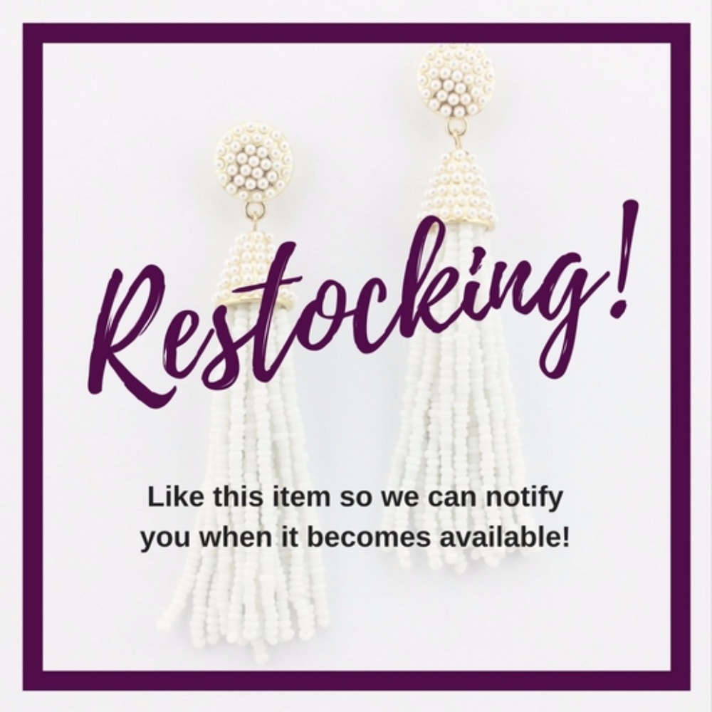 2/$25 Pinata Beaded Tassel Earrings - Picture 2 of 4