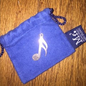 Mignon Faget Music Note Necklace Charm.