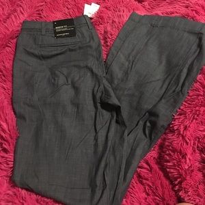 Gray trousers