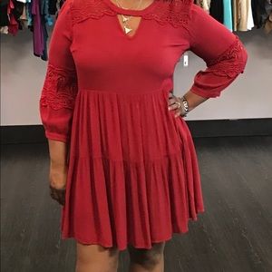 Boutique red dress