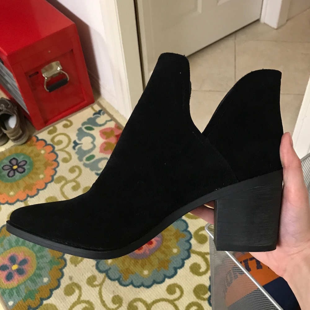 Black ankle boots