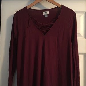 Old Navy Lace Up top
